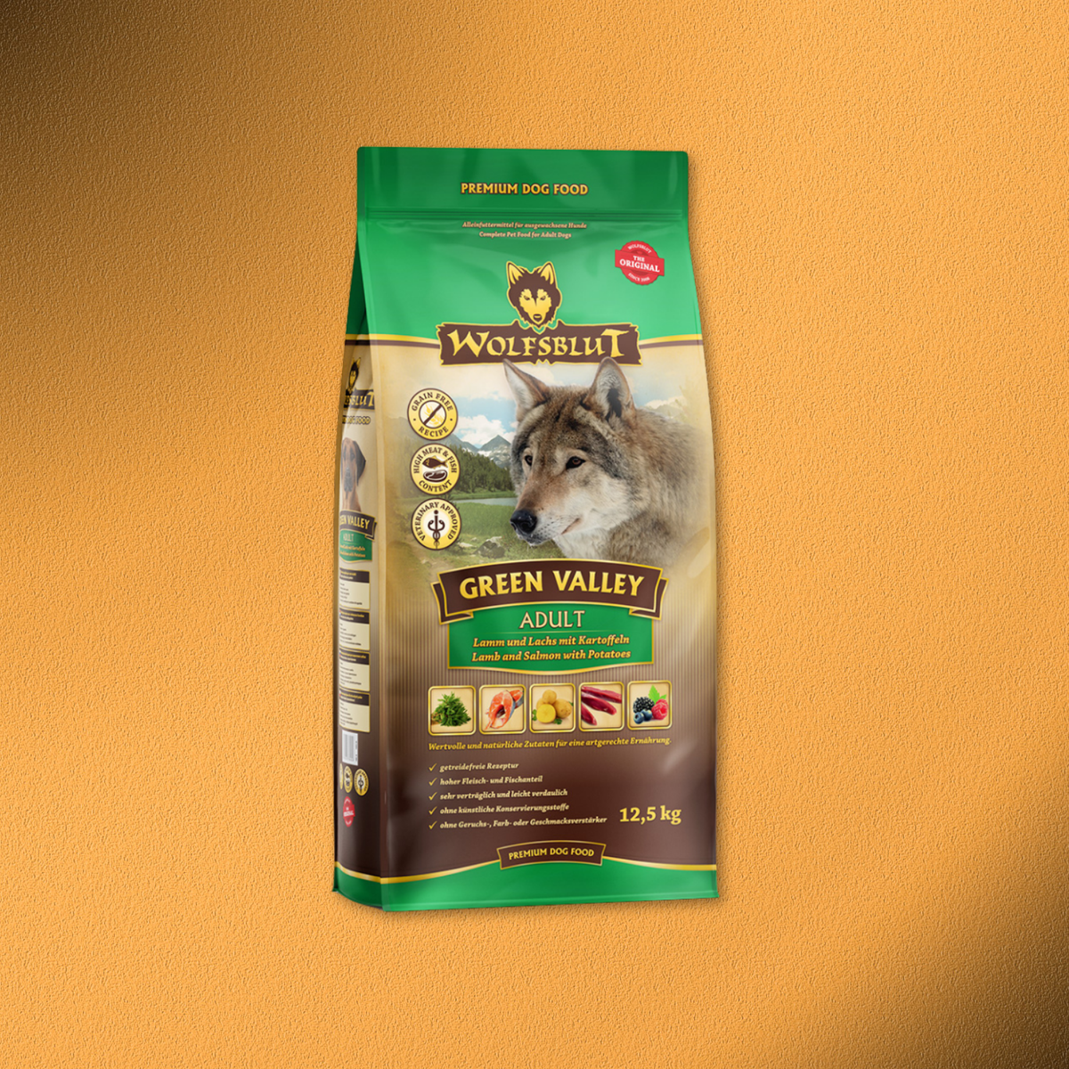 12,5kg Wolfsblut Green Valley Adult