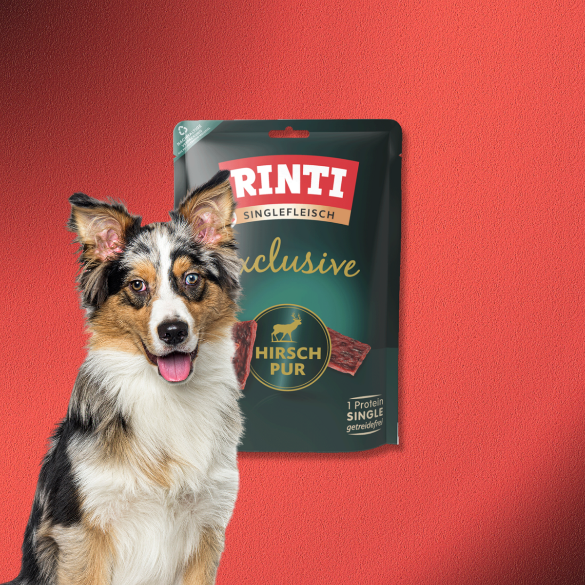 24x50g Rinti Singlefleisch Exclusive Hirsch pur Snack