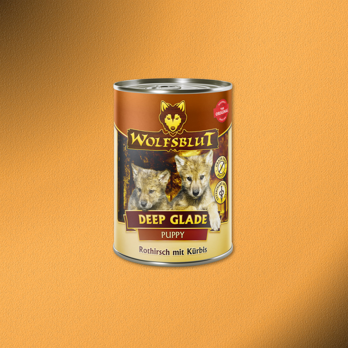 6 x 395g Wolfsblut Puppy Deep Glade - Rothirsch mit Kürbis