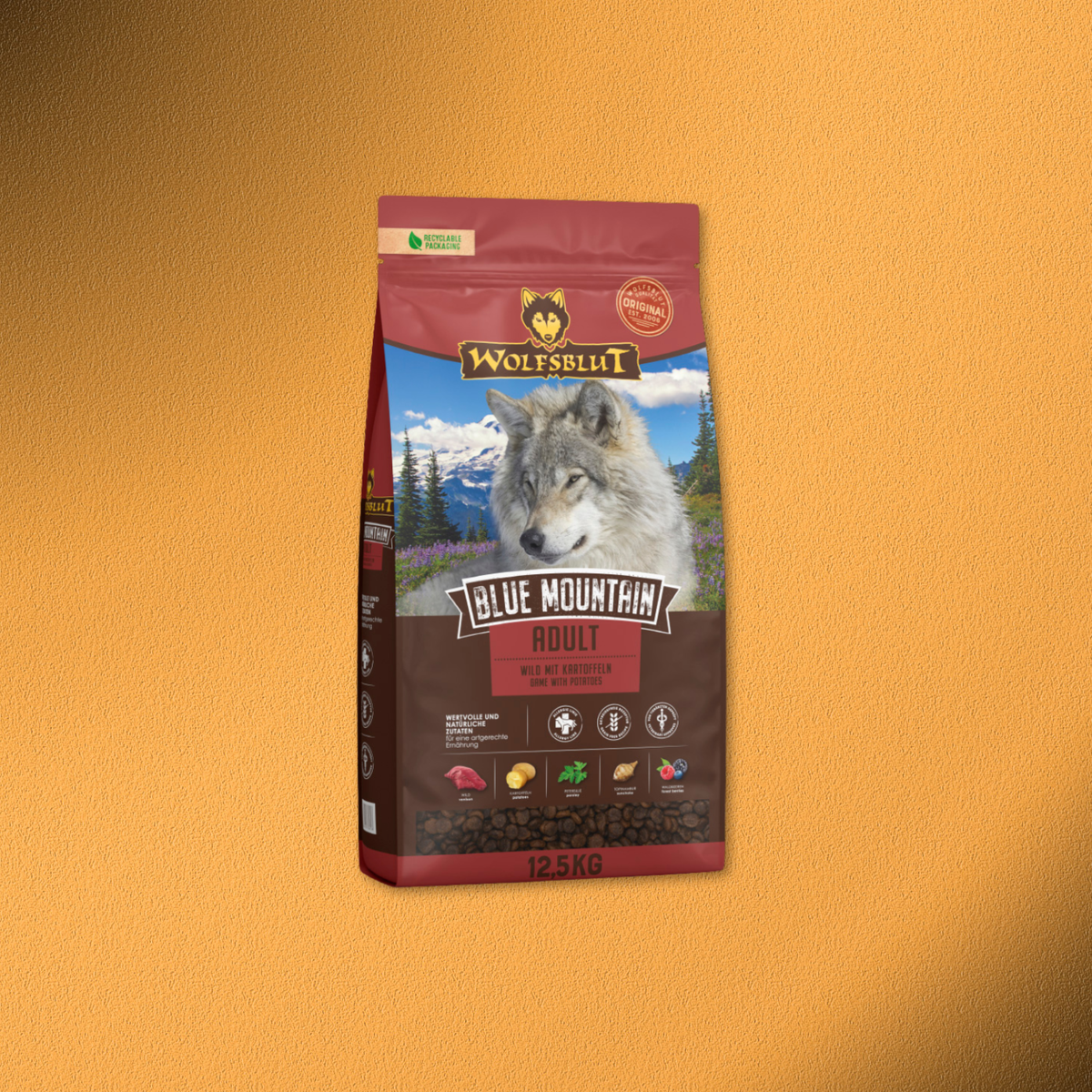 12,5kg Wolfsblut Adult Blue Mountain