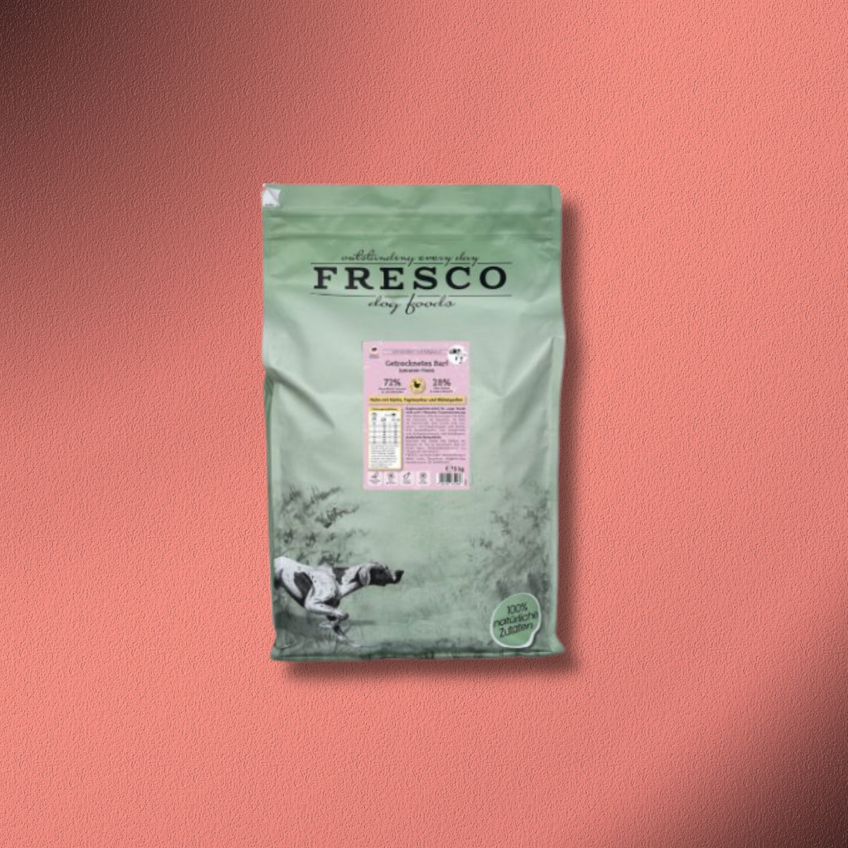 5kg Fresco TrockenBarf Junioren-Menü Huhn mit Kürbis, Topinambur und Blütenpollen