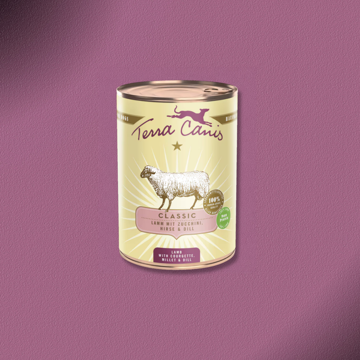 6x400g Terra Canis Lamm mit Zucchini, Hirse & Dill
