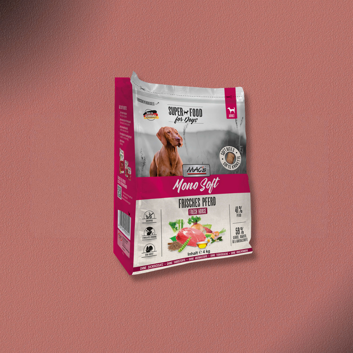 4kg MAC'S Dog Mono Soft Frisches Pferd