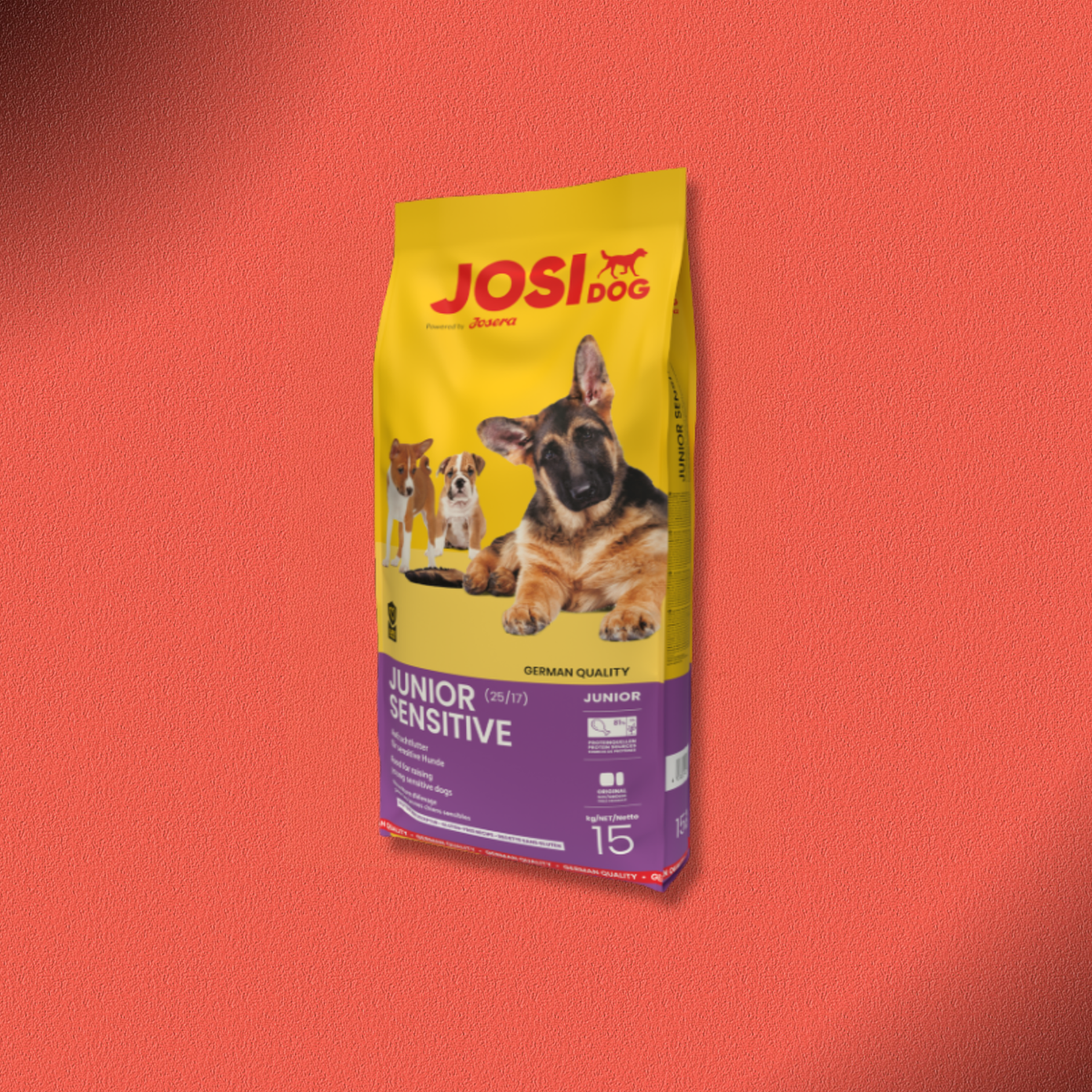 2x15kg JosiDog Junior Sensitive