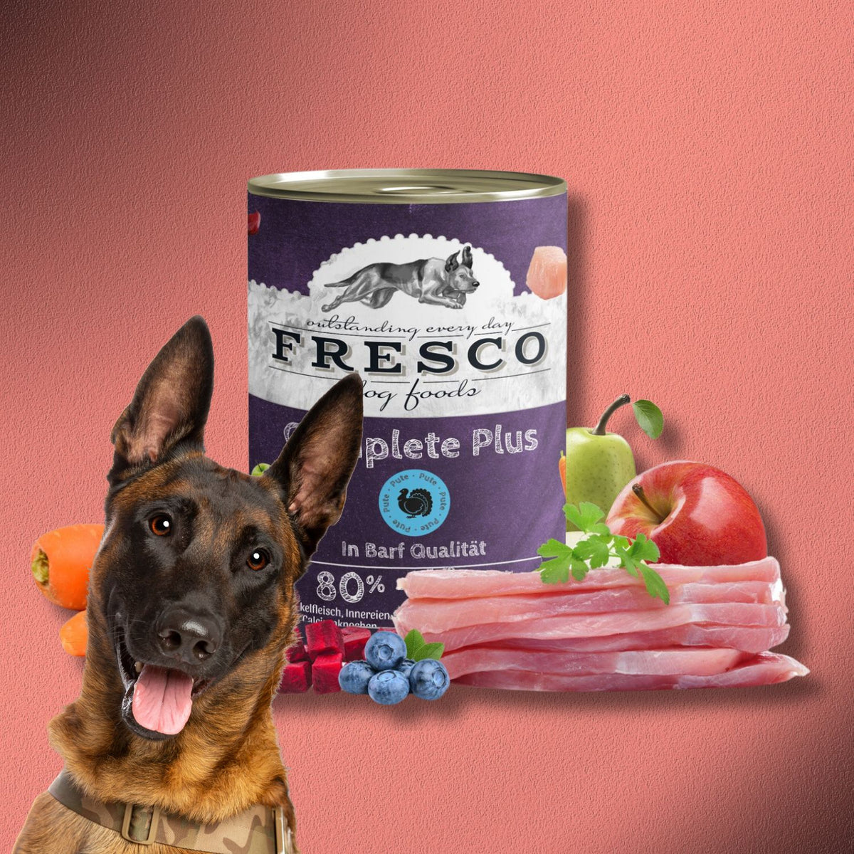 6x800g Fresco Complete Plus Pute (haltbares B.A.R.F.)