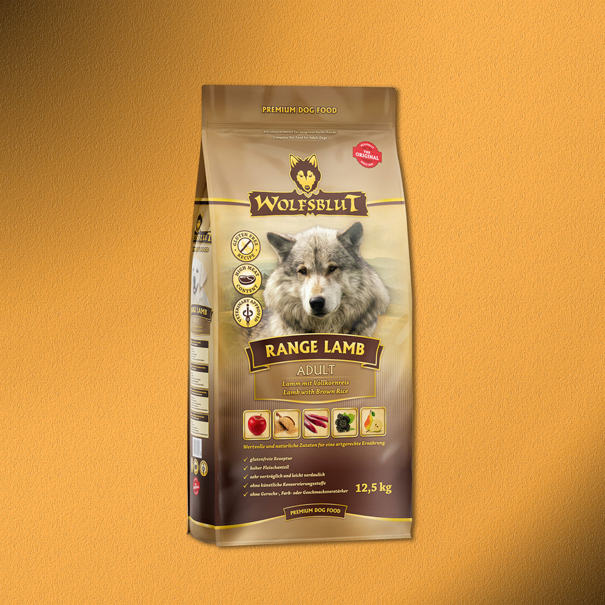 12,5kg Wolfsblut Range Lamb Adult Trockenfutter