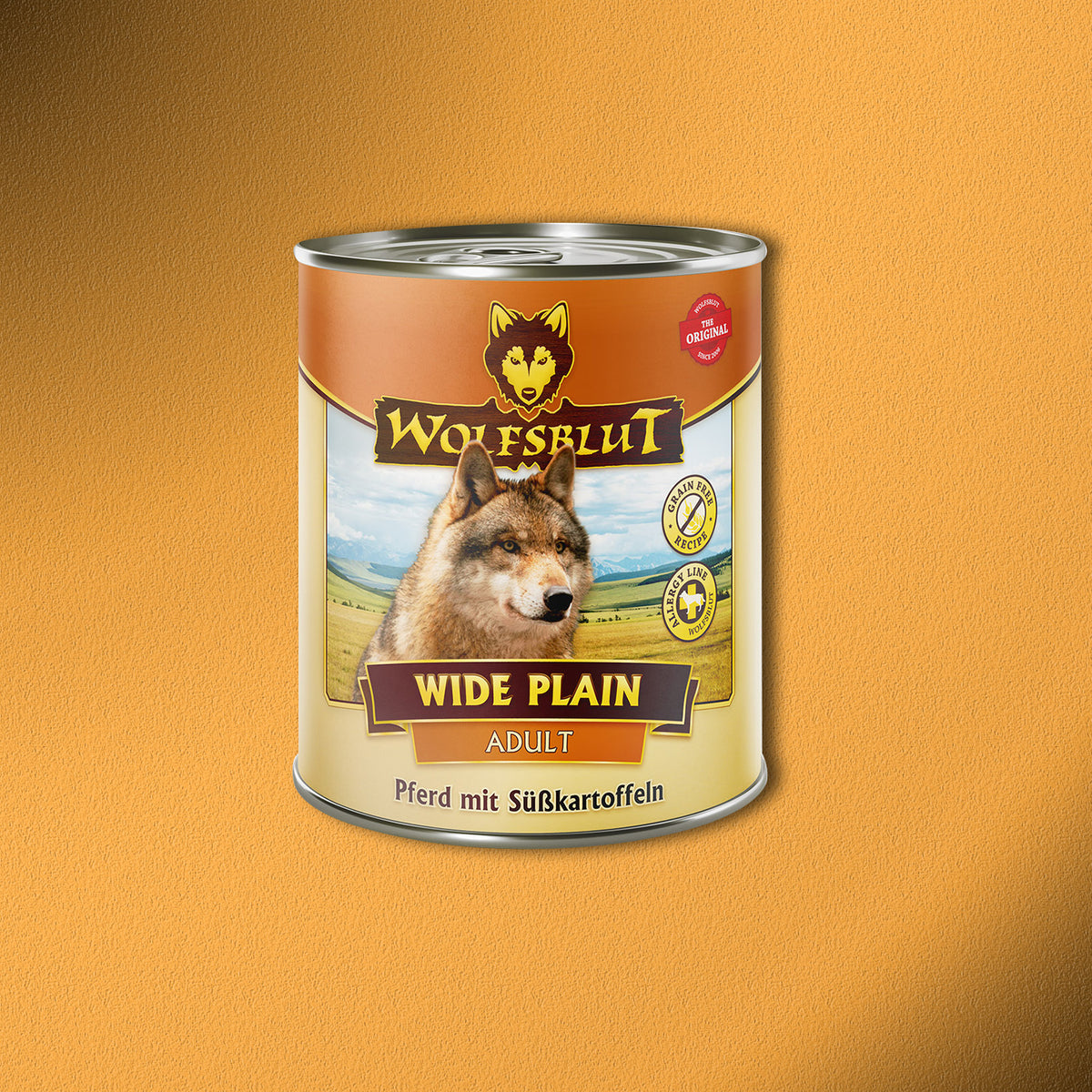 6 x 800g Wolfsblut Wide Plain Adult Nassfutter - Pferd mit Süßkartoffeln
