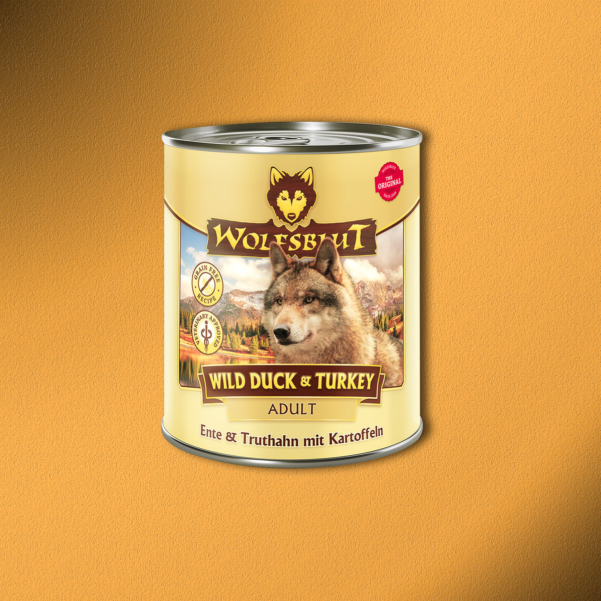 6 x 800g Wolfsblut Wild Duck & Turkey – Ente & Truthahn mit Kartoffeln