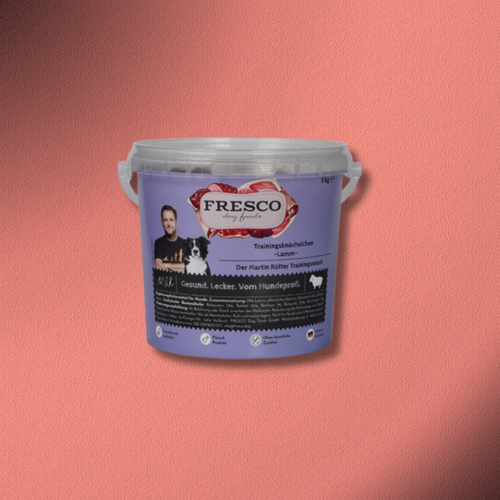 1kg Fresco Martin Rütter Trainingsknöchelchen Lamm