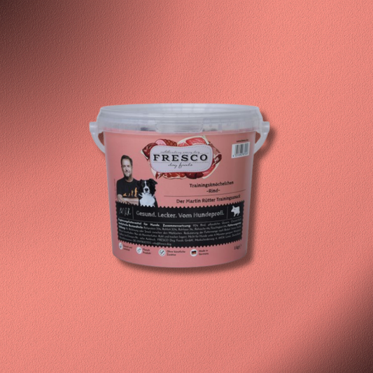 1kg Fresco Martin Rütter Trainingsknöchelchen Rind