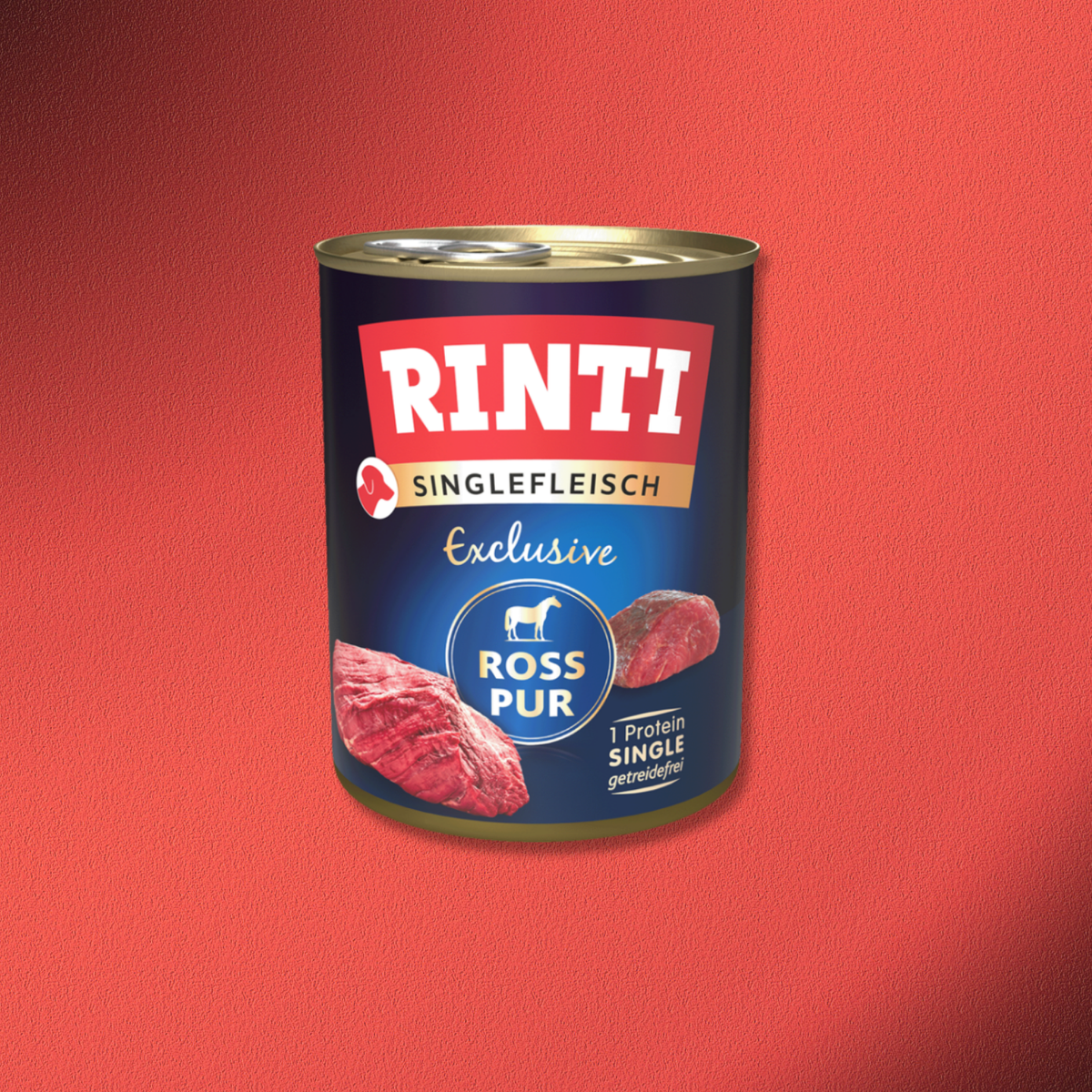 30x800g Rinti Singlefleisch Exclusive - Ross pur