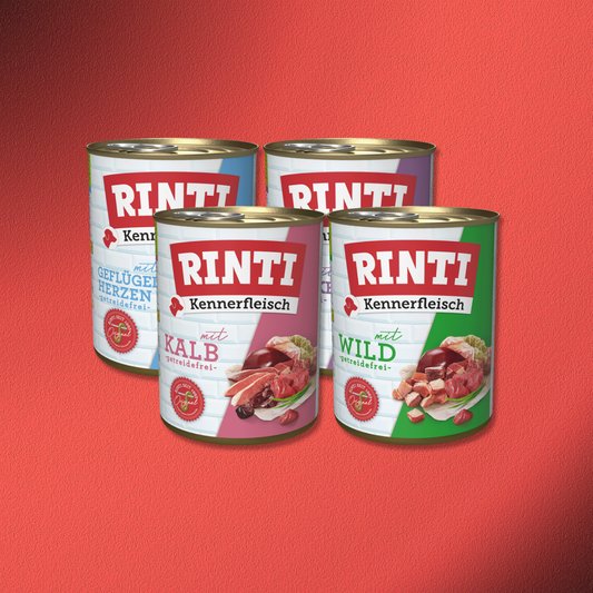 48x800g Rinti Kennerfleisch Mix 2  (4 Sorten)