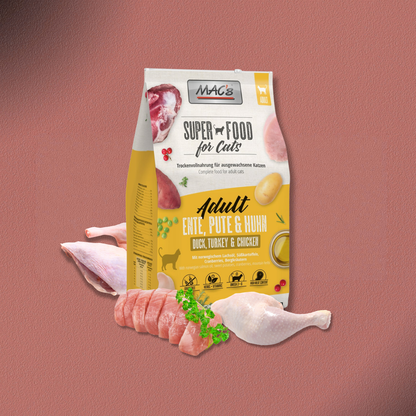 7kg MAC's Cat Ente, Pute & Huhn