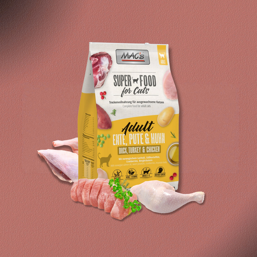 7kg MAC's Cat Ente, Pute & Huhn