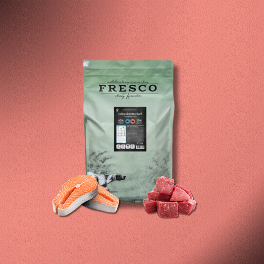 5kg Fresco TrockenBarf Complete Plus Lachs mit Rind