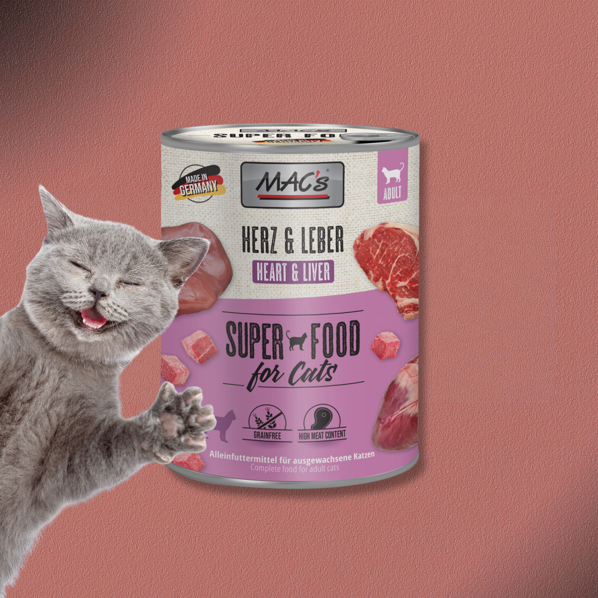 6x800g MAC's Cat Herz & Leber