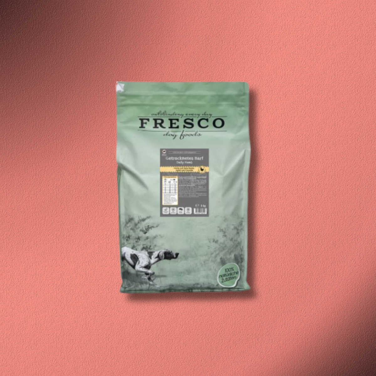 5kg Fresco TrockenBarf Daily-Menü Huhn mit Rote Beete, Apfel und Karotte