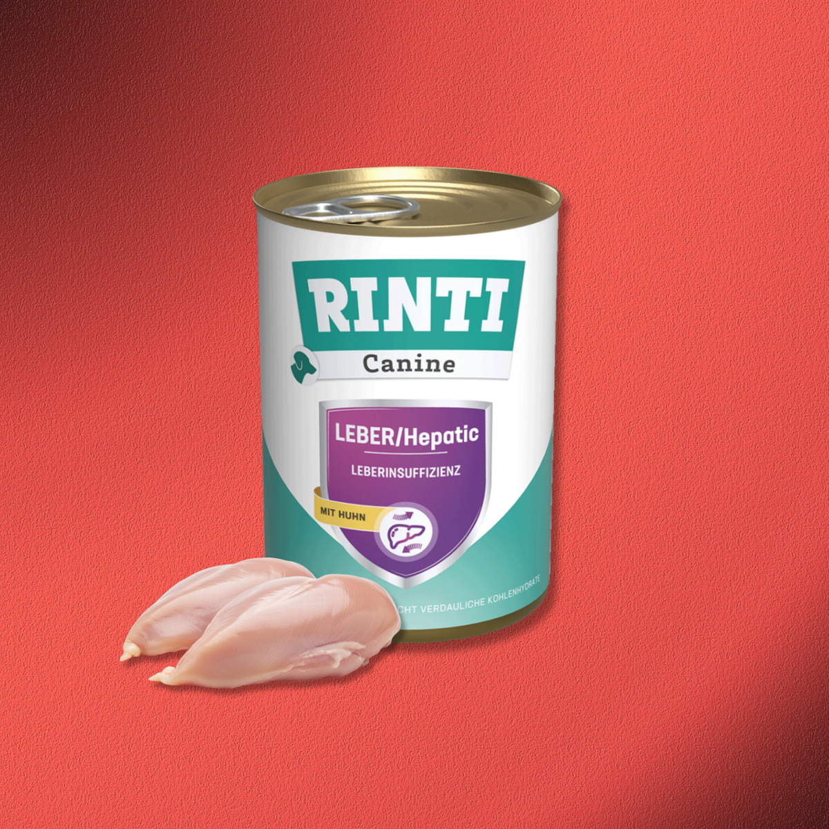 36x400g Rinti Canine Leber/Hepatic Huhn