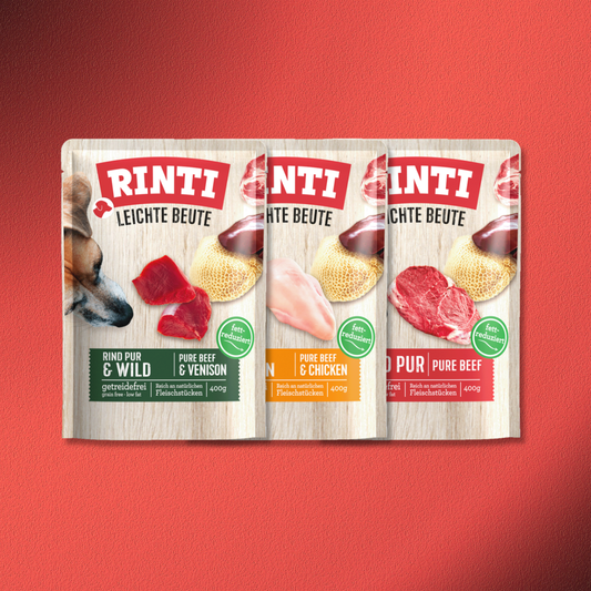 30x400g Rinti Leichte Beute Mix Paket (3 Sorten)