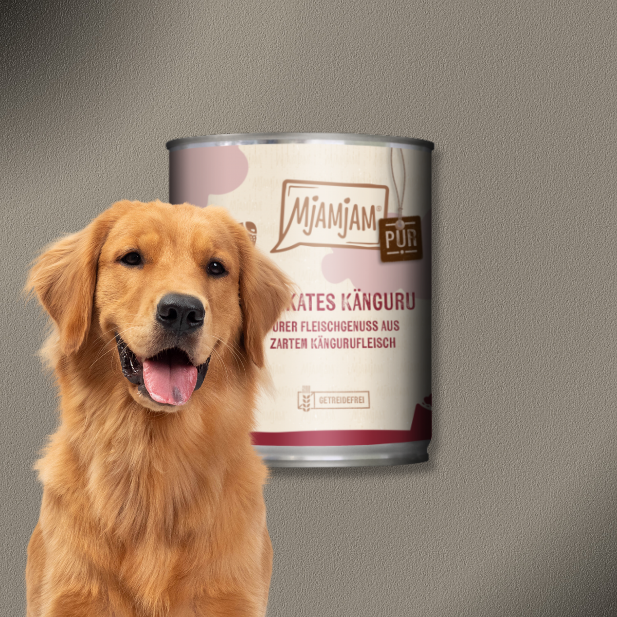 6x800g MjAMjAM Dog - Purer Fleischgenuss - delikates Känguru pur