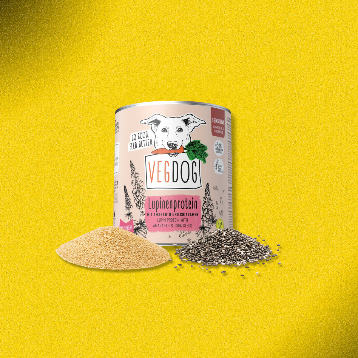 30x400g VegDog Sensitive Lupinenprotein