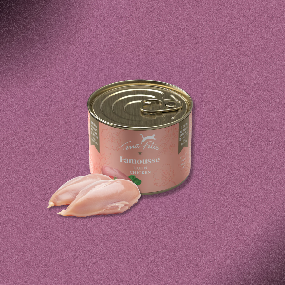 36x200g Terra Felis Famousse Huhn