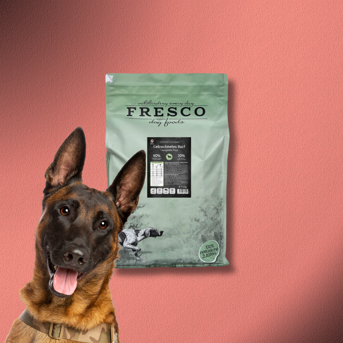 5kg Fresco TrockenBarf Complete Plus Pferd