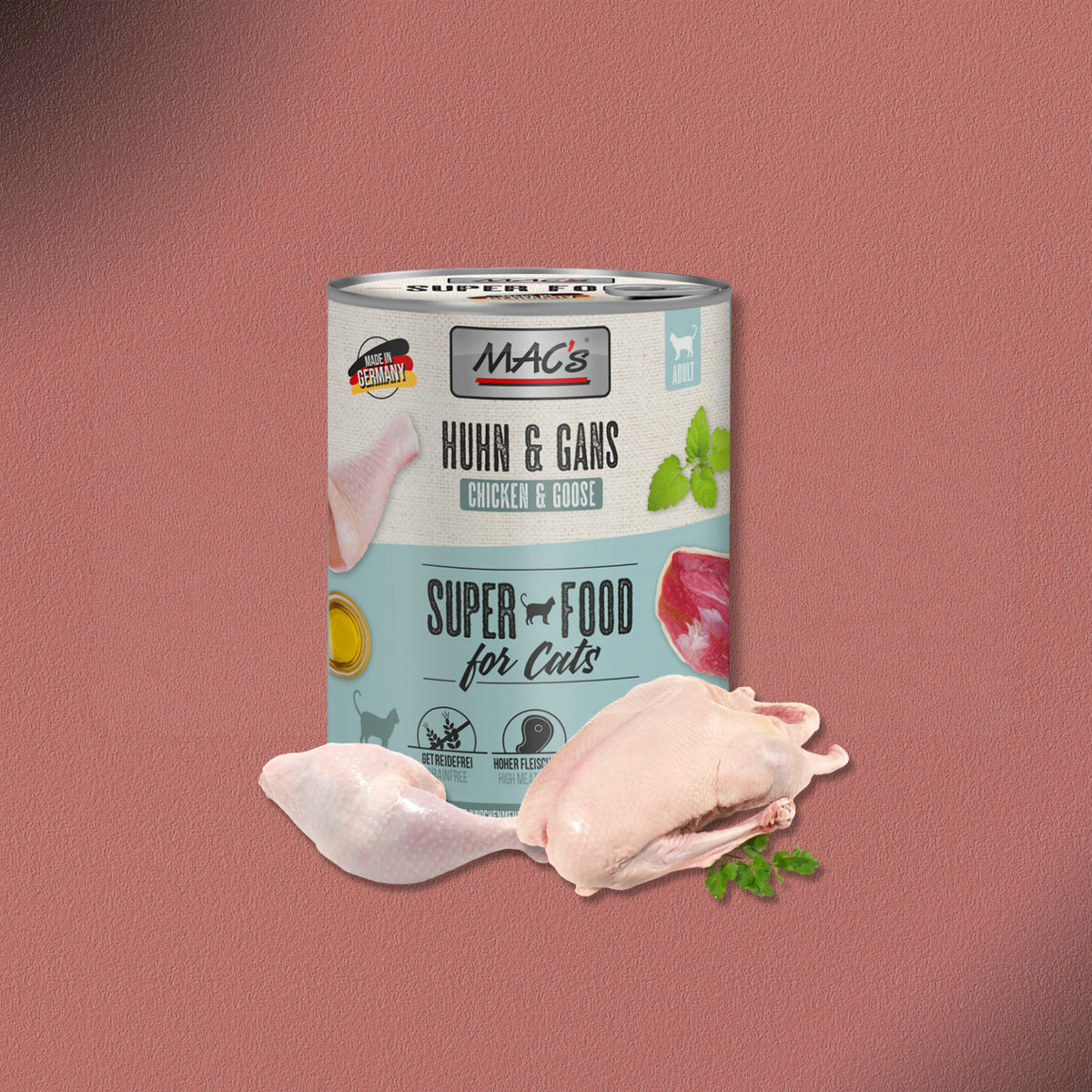 6x800g MAC's Cat Huhn & Gans