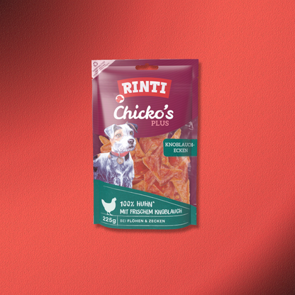 12x225g Rinti Chicko's Plus Knoblauchecken