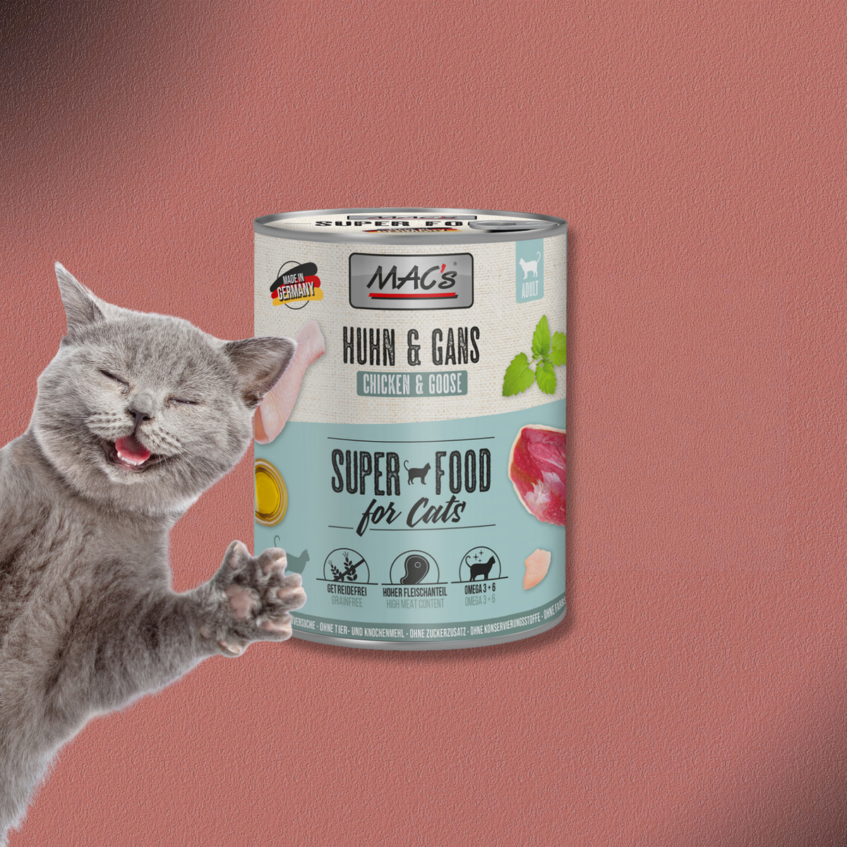 6x800g MAC's Cat Huhn & Gans