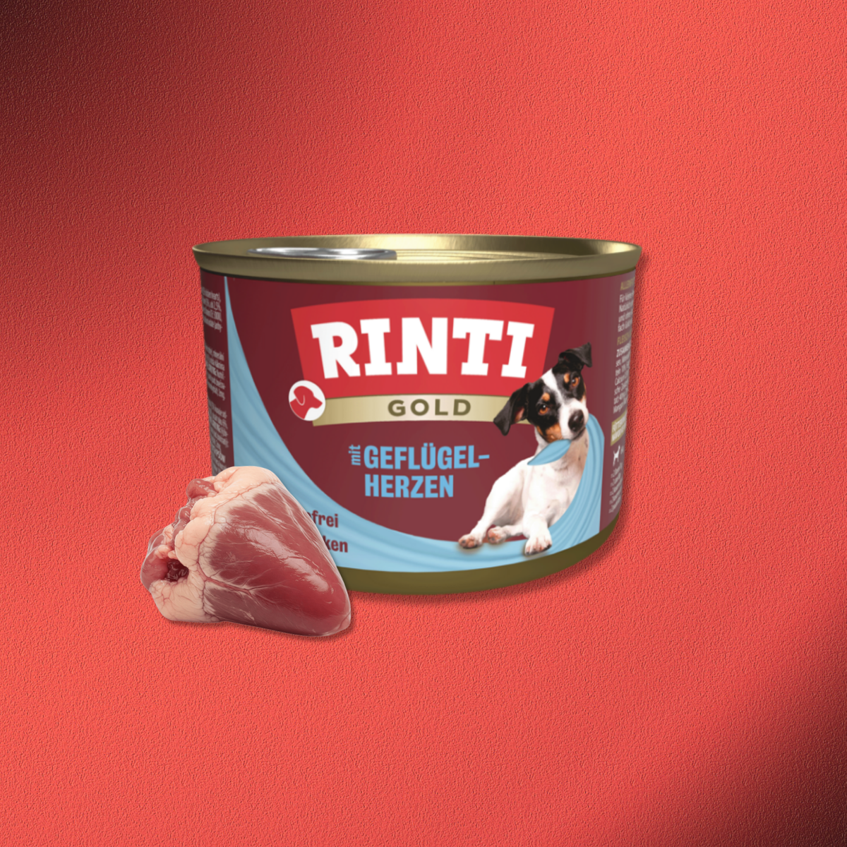 72x185g Rinti Gold - Geflügelherzen