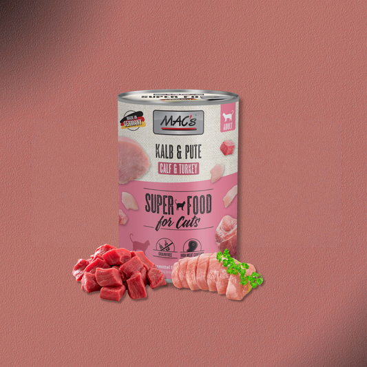 6x400g MAC's Cat Kalb & Pute