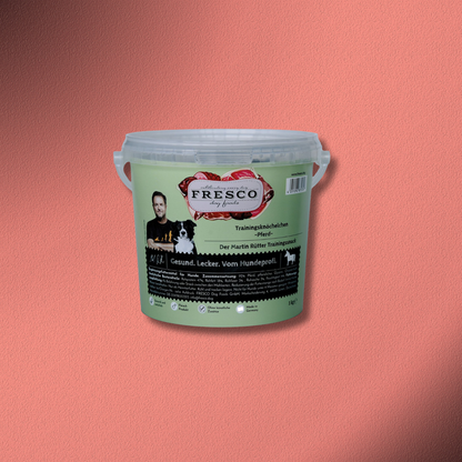 1kg Fresco Martin Rütter Trainingsknöchelchen Pferd