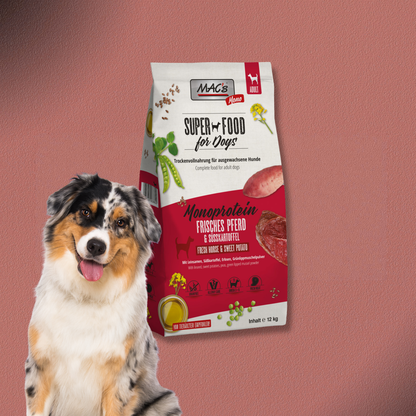 12kg MAC's Dog Mono frisches Pferd