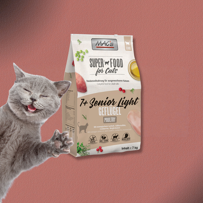 7kg MAC's Cat 7+ Senior Light Geflügel