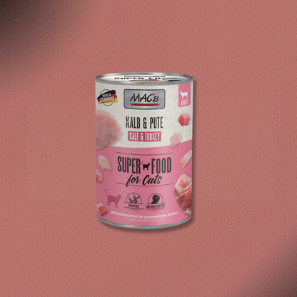 6x400g MAC's Cat Kalb & Pute