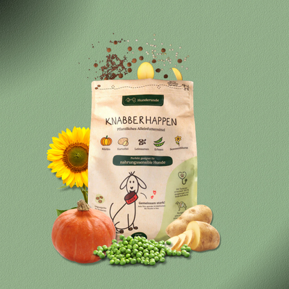 6x4kg Hunderunde Knabberhappen Alleinfutter