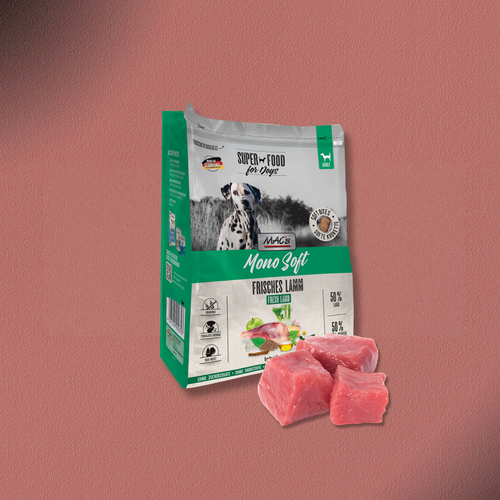 4kg MAC's Dog Mono Soft - Frisches Lamm