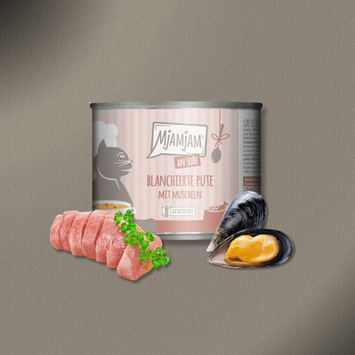 30x185g MjAMjAM blanchierte Pute mit Muscheln an Soße