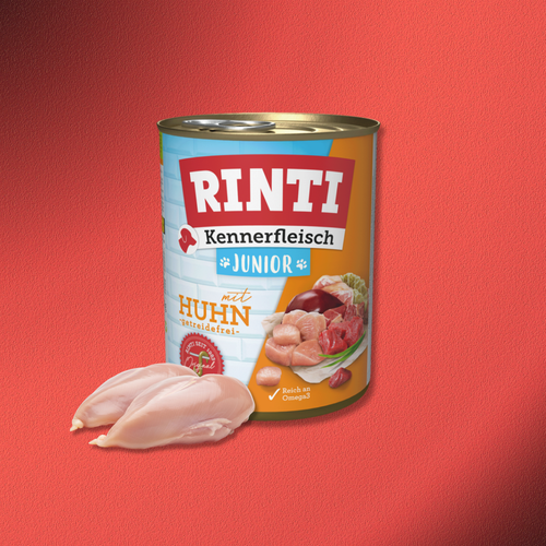 30x800g Rinti Kennerfleisch Junior - Huhn