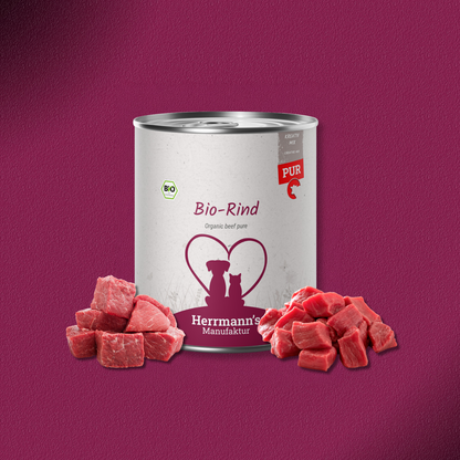 30x800g Herrmann’s Kreativ-Mix Bio Rind Reinfleisch