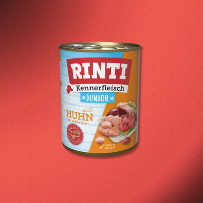 30x800g Rinti Kennerfleisch Junior - Huhn