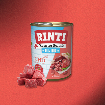 30x800g Rinti Kennerfleisch Junior - Rind