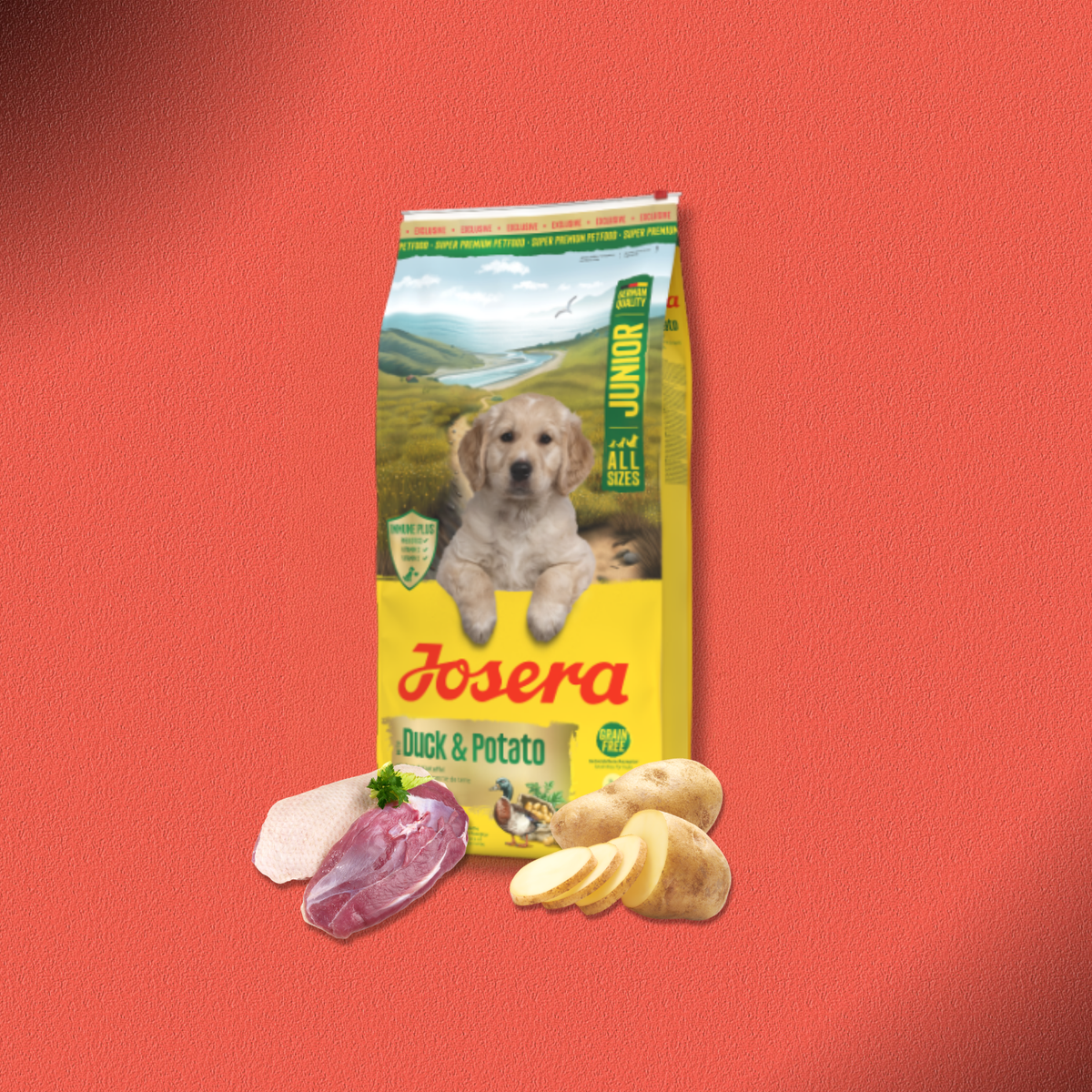 2x12,5kg Josera Junior Duck & Potato