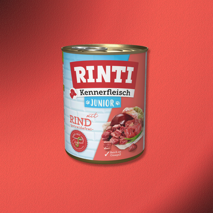 30x800g Rinti Kennerfleisch Junior - Rind