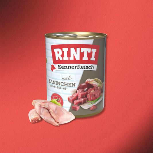 30x800g Rinti Kennerfleisch - Kaninchen