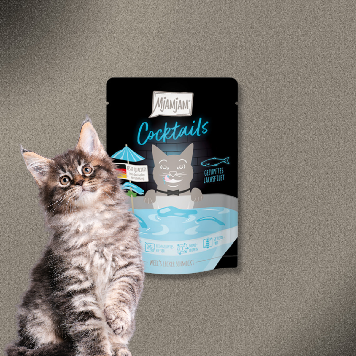 40x40g MjAMjAM - Cocktails - Gezupftes Lachsfilet