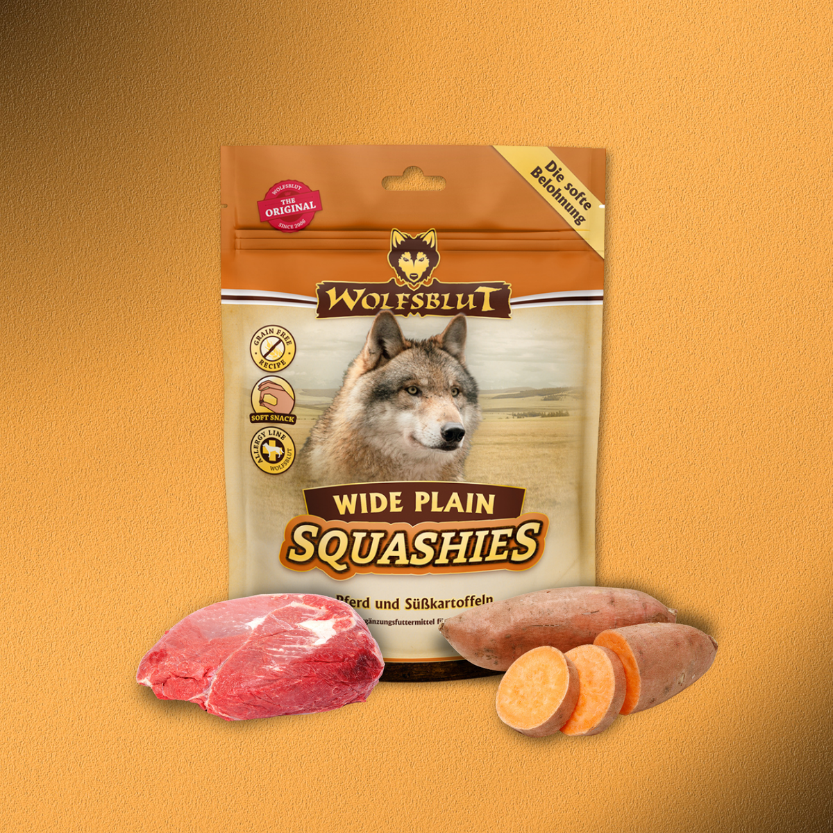 6x300g Wolfsblut Squashies - Wide Plain