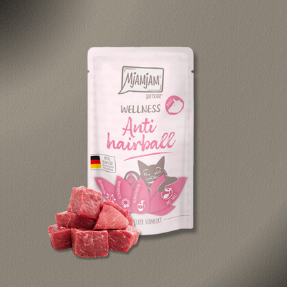 36x125g MjAMjAM - Wellness - Anti Hairball - Rind