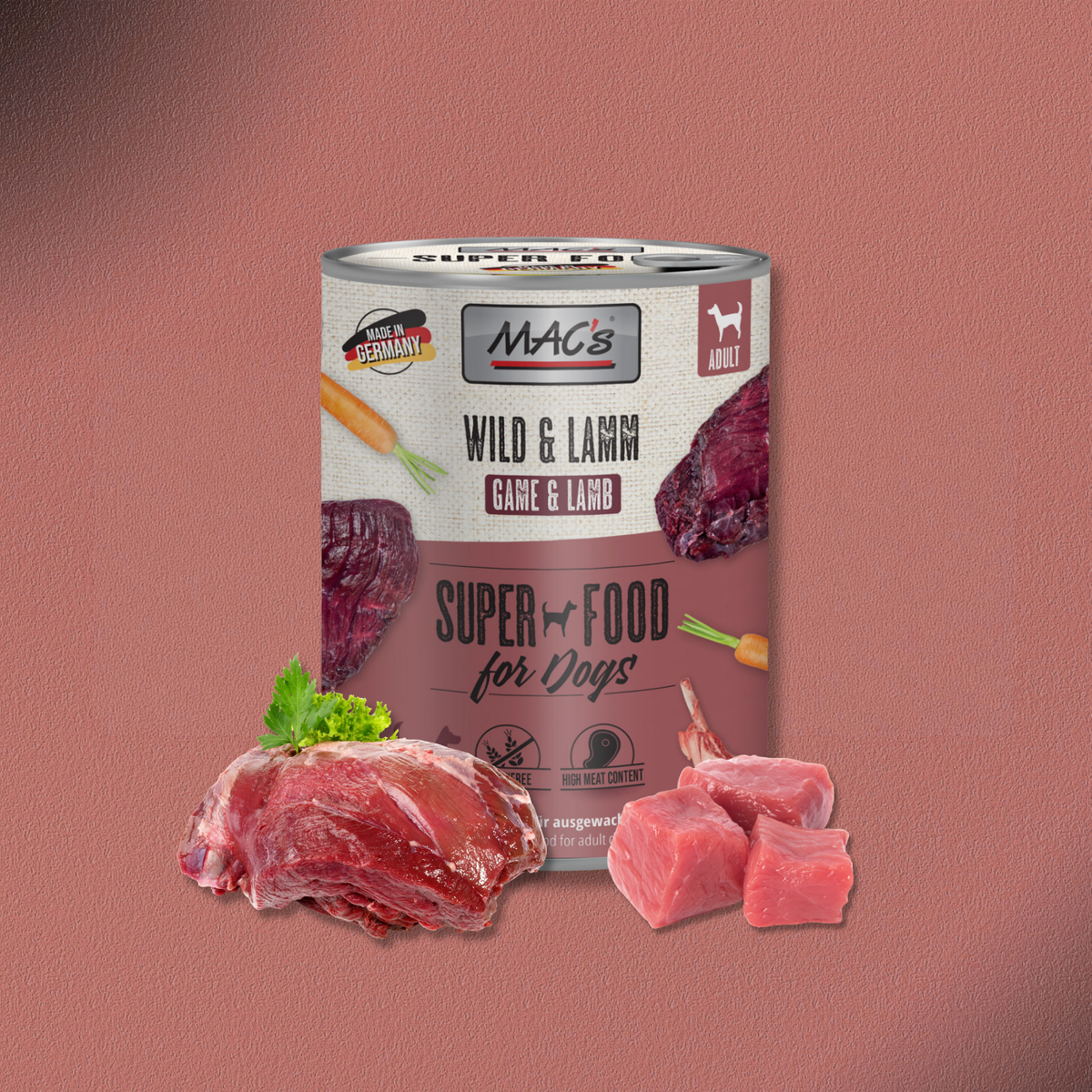 6x800g MAC's Dog Wild & Lamm